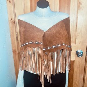 Patricia Wolf Western Leather Scarf